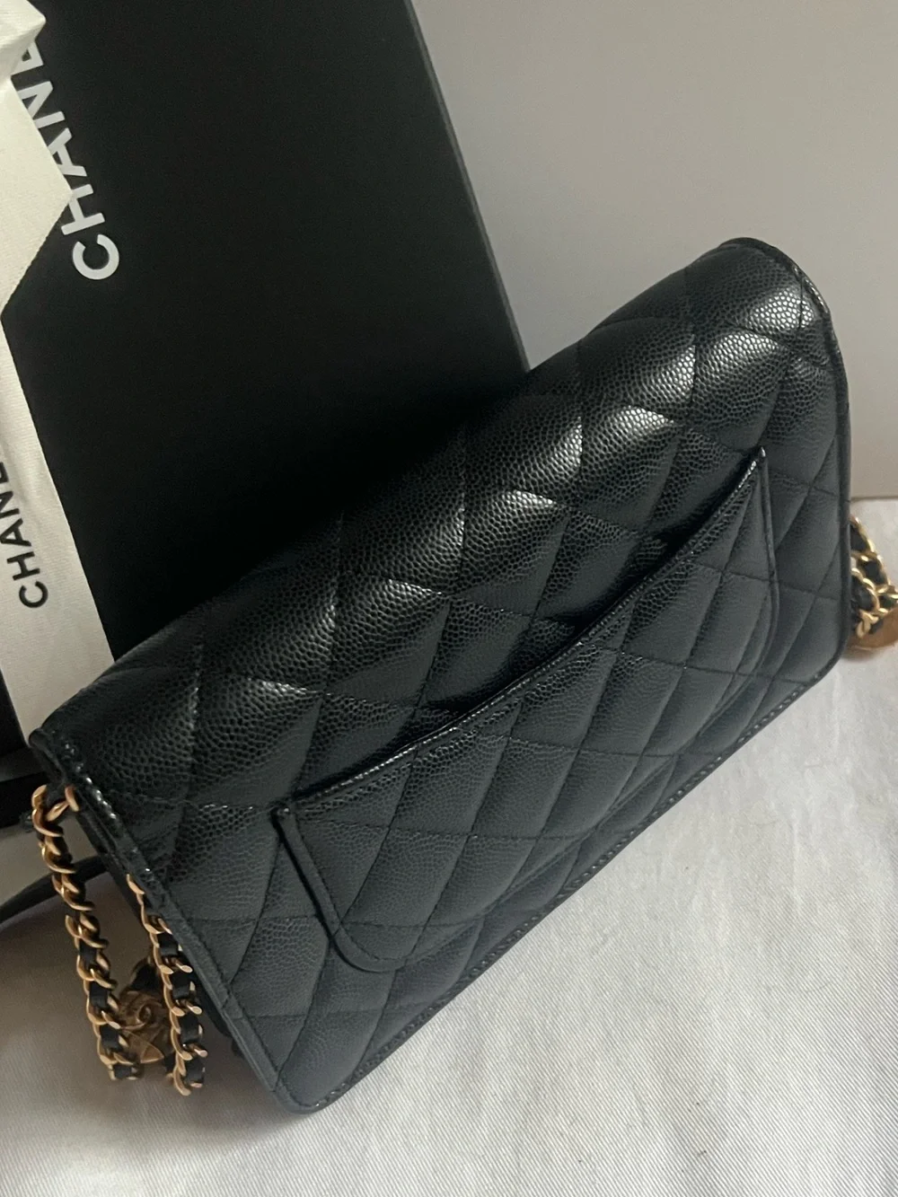 Chanel Cavair Twist Your Buttons WOC Crossbody
